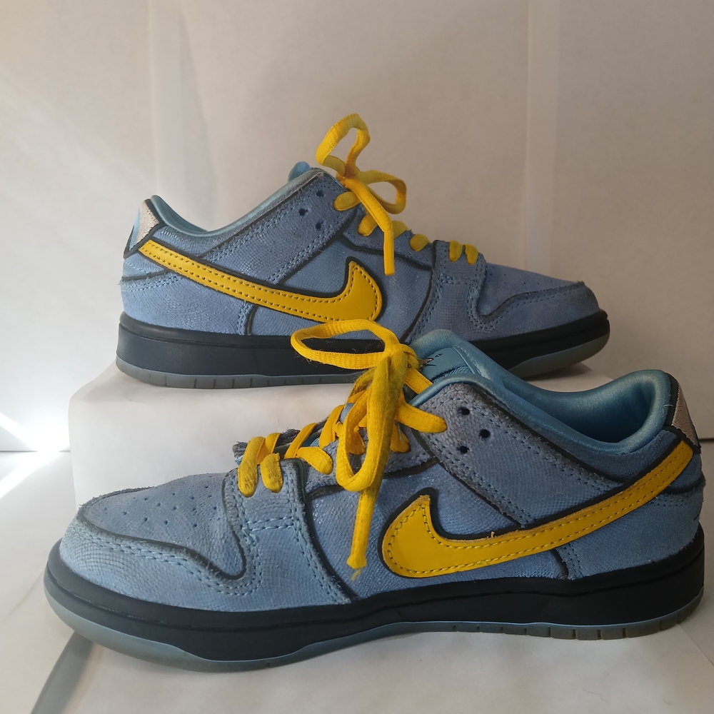 Nike SB Powerpuff Girls Bubbles Blue Dunks Kids Size 13c - Picture 2 of 16